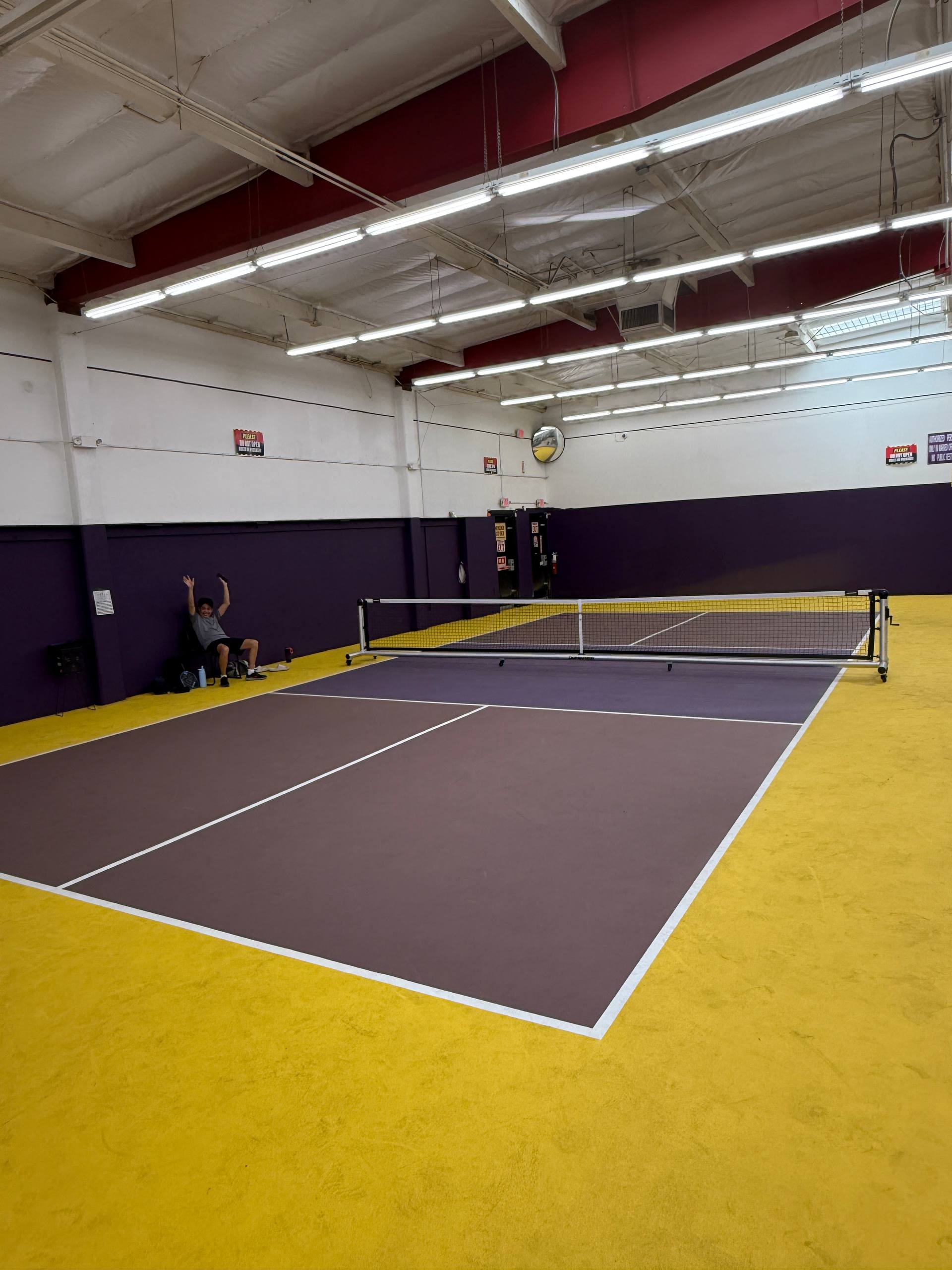 NoHo Pickleball — regulation court inside Best Bin Inc.