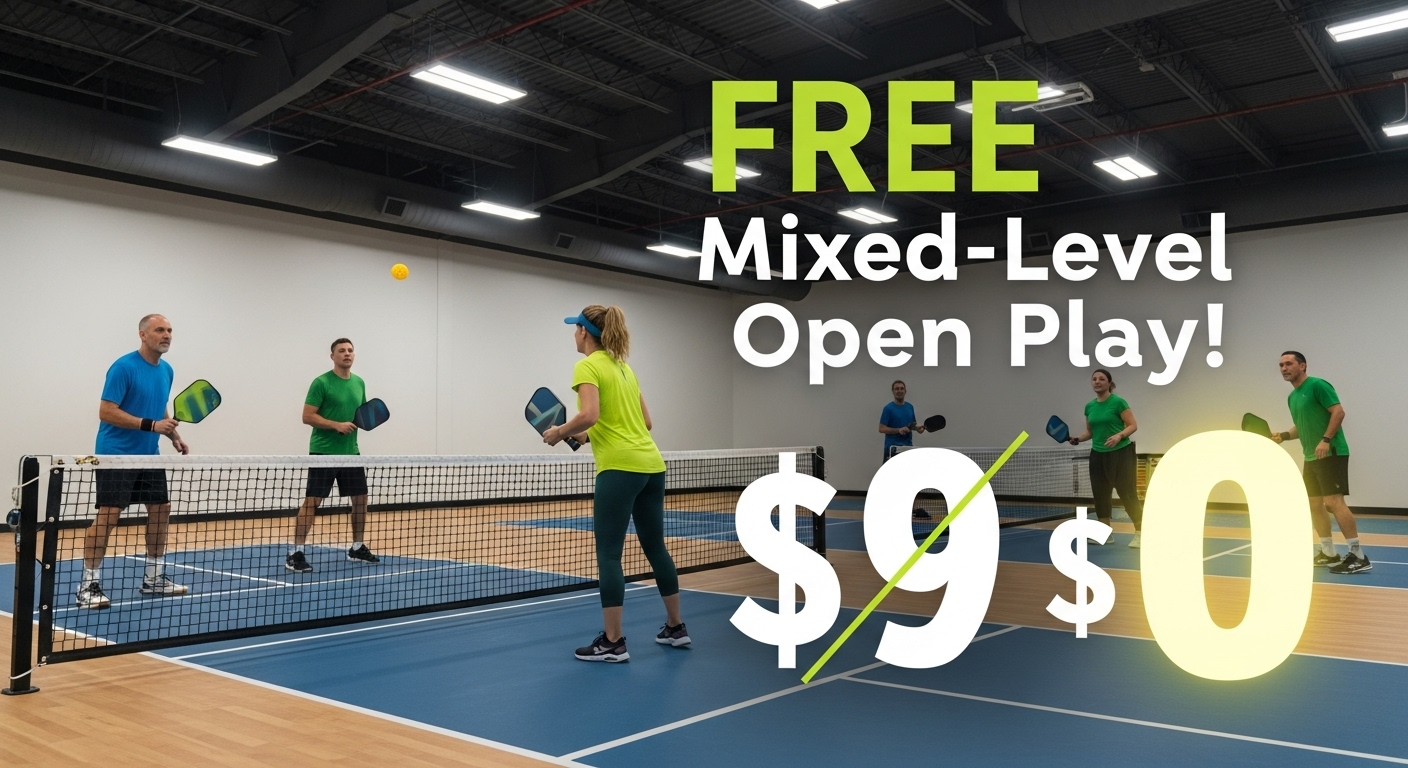 Professional pickleball courts at NoHo Pickleball